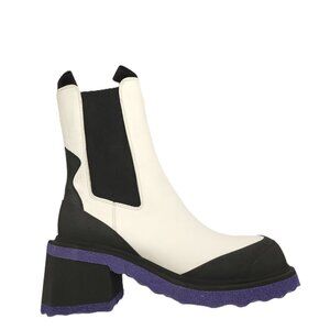 NEW OFF-WHITE Sponge Chelsea Boots Womens 11 Punk Grunge Whimsygoth Indie